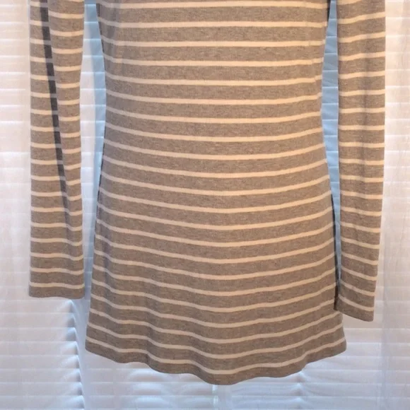 White House Black Market Long Sleeve Striped Tunic/Dress Sz S - Picture 4 of 12